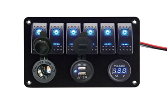 allpa Gang Rocker Switch paneel met Voltmeter + USB + Powersocket - A6sw11b134010 72dpi 1 - 9078612