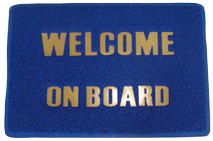 allpa Voetmat 'Welcome on Board', afm. 600x320mm, PVC - 015305 72dpi - 9015305