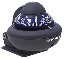 Ritchie Kompas model 'Sport X-10M', beugelkompas, 12V, roos Ø50,8mm/5° - 067010 72dpi - 9067010