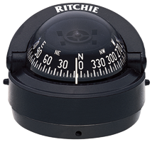 Ritchie Kompas model 'Explorer S-53', 12V, opbouwkompas, roos Ø69,9mm/5°, zwart - 067033 72dpi - 9067033