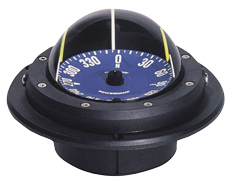 Ritchie Kompas model 'Voyager RU-90', inbouwkompas, roos Ø76,2mm/5°, zwart - 067058 72dpi - 9067058