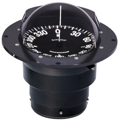 Ritchie Kompas model 'Globemaster SF-600', 12/24/32V, inbouw, Ø152,4mm/2 of 5°, zwart (zeil) - 067368 72dpi - 9067368