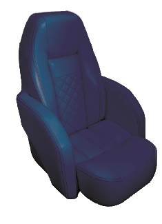 allpa Stuurstoel model Race Pro 'Flip-Up', donkerblauw met witte stiksels - 069237 72dpi - 9069237