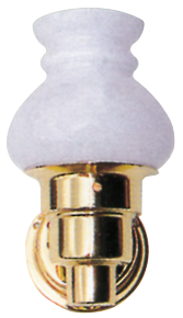 allpa Koper interieurlamp, halogeen, wandmontage, 12V/10W, basis Ø70mm, glas Ø90mm, H=175mm - 078356 72dpi - 9078356