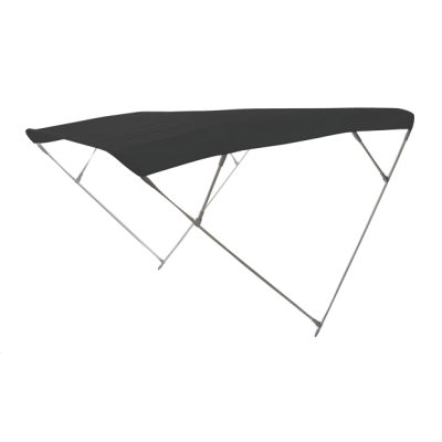 allpa Zonnetent model 'Wilma', zwart, 255x175x150cm, aluminium beugels - 124375 72dpi - 124375