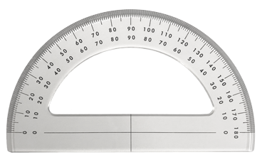 allpa Plexiglas Goniometer 180°, L= 150mm - 139045 - 139045