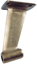 allpa Bronzen uithouder met rechte montageflens, voor schroefas Ø50mm - 468150 72dpi - 468150