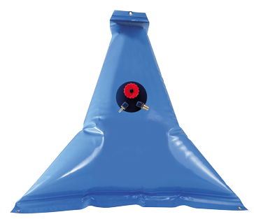 allpa Flexibele kunststof drinkwatertank, 55l, afm. 950x950mm, punt model - 486056 72dpi - 486056