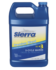 Sierra Motorolie Blue Premium TC3-W3, 3.78l, voor outboards 2-takt - 641895003 01 72dpi - 641895003
