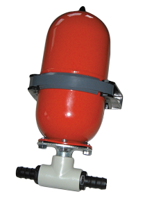 Johnson Pump Accumulator (expansietank), werkdruk max. 12bar, Ø19mm (3/4"), Ø160x315mm, stalen tank 2l - 66094683902 72dpi - 66094683902