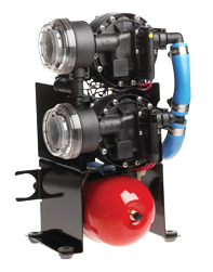 Johnson Pump Aqua Jet Duo waterdruksysteem WPS 10.4, 12V/200W, 36l/min, max. 2.8bar, stalen tank 2l - 66101340901 72dpi - 66101340901