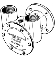 Johnson Pump Zelfaanzuigende bronzen koelwater-impellerpompen F5B-9