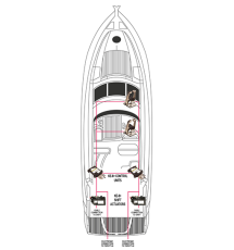 KE-6+ Motorbedieningssysteem inboard -SET-