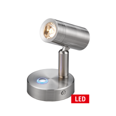 allpa LED wand-leeslamp, 10-30V, Aluminium, D=60mm, H=88mm, dimbaar met schakelaar - L1900019 72dpi - L1900019
