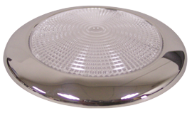allpa RVS LED-plafondlamp, opbouw, 12V, Top LED 1W, 50.000 uur, H=11mm, warm white - L4400601 72dpi - L4400601