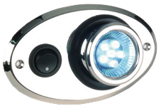 allpa Aluminium LED-binnenverlichting, opbouw, met oogbal-rotatie 360°, 12V/0,5W, warm white - L4401193 72dpi - L4401193