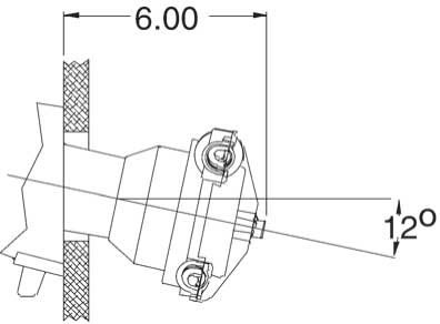 SeaStar 20° Montageset voor stuurkop - Sb27483 72dpi - SB27483